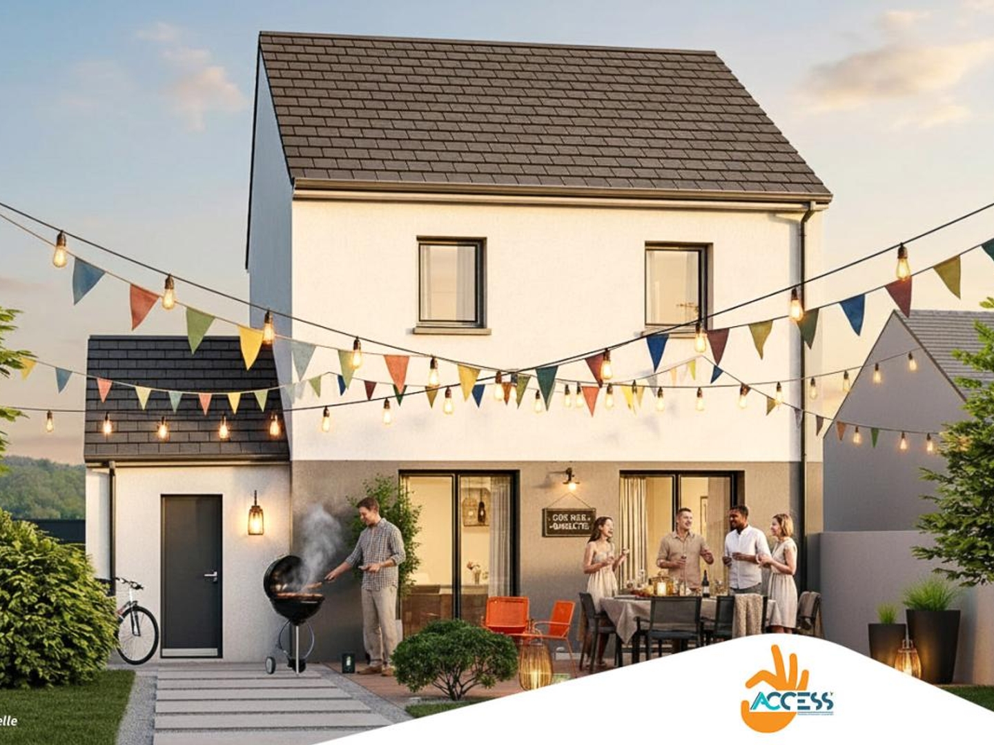 Terrain + maison 77 m²