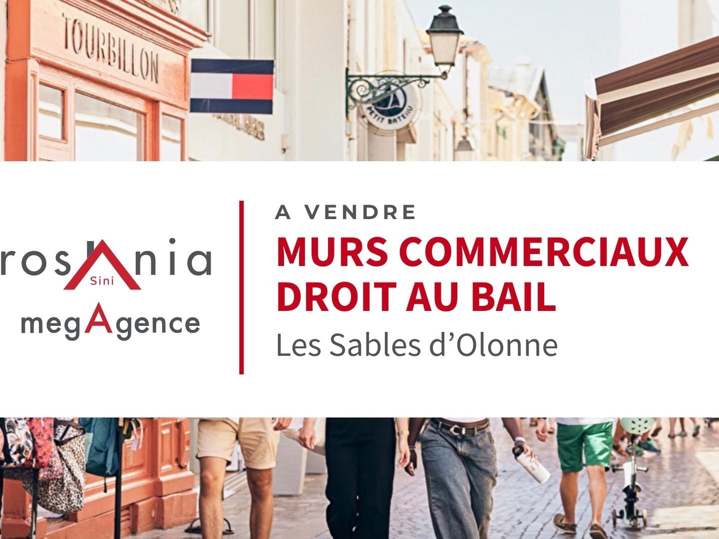 MURS COMMERCIAUX + DROIT AU BAIL - EMPLACEMENT N°1 EN CENTRE-VILLE