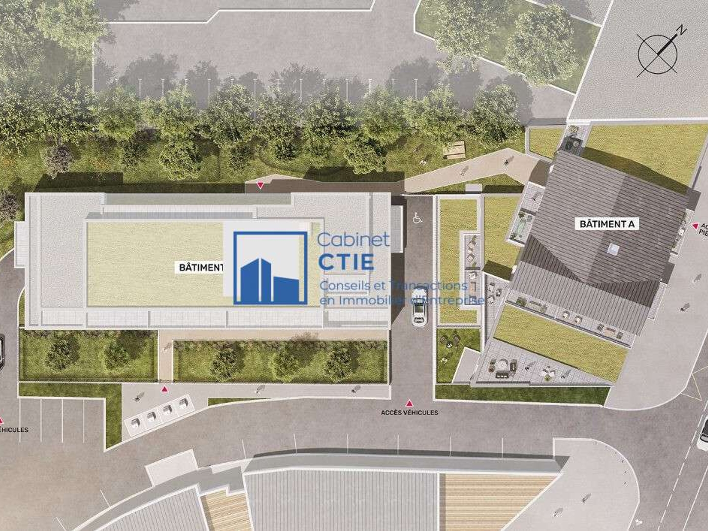 À vendre local commercial neuf 99m² Nantes