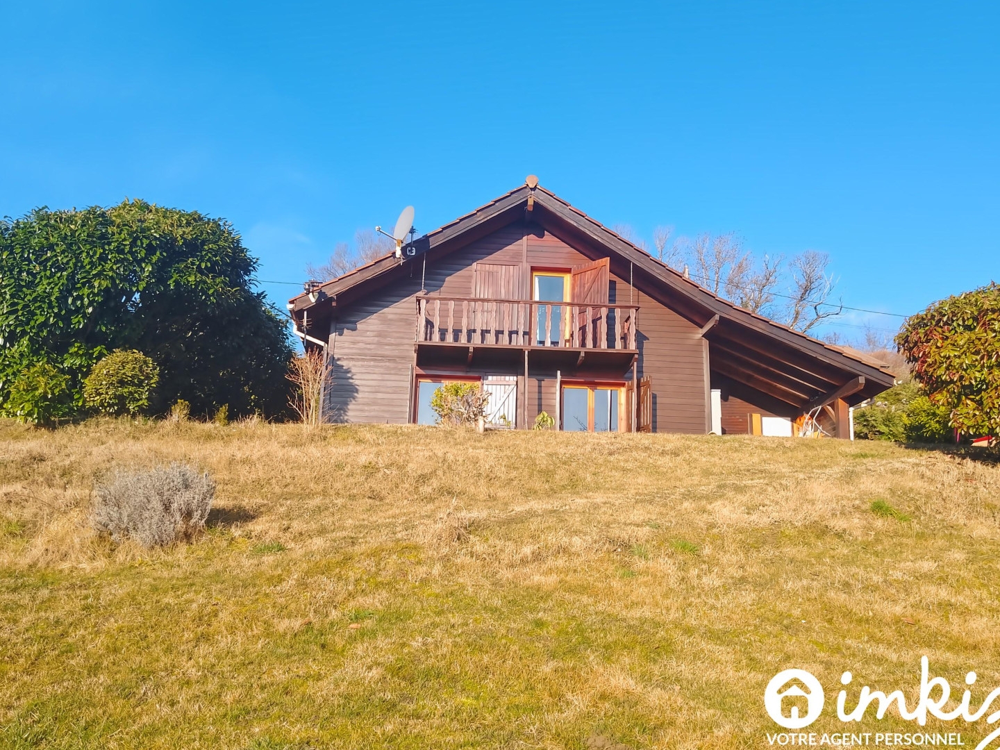 Maison ossature bois style chalet,  vue imprenable