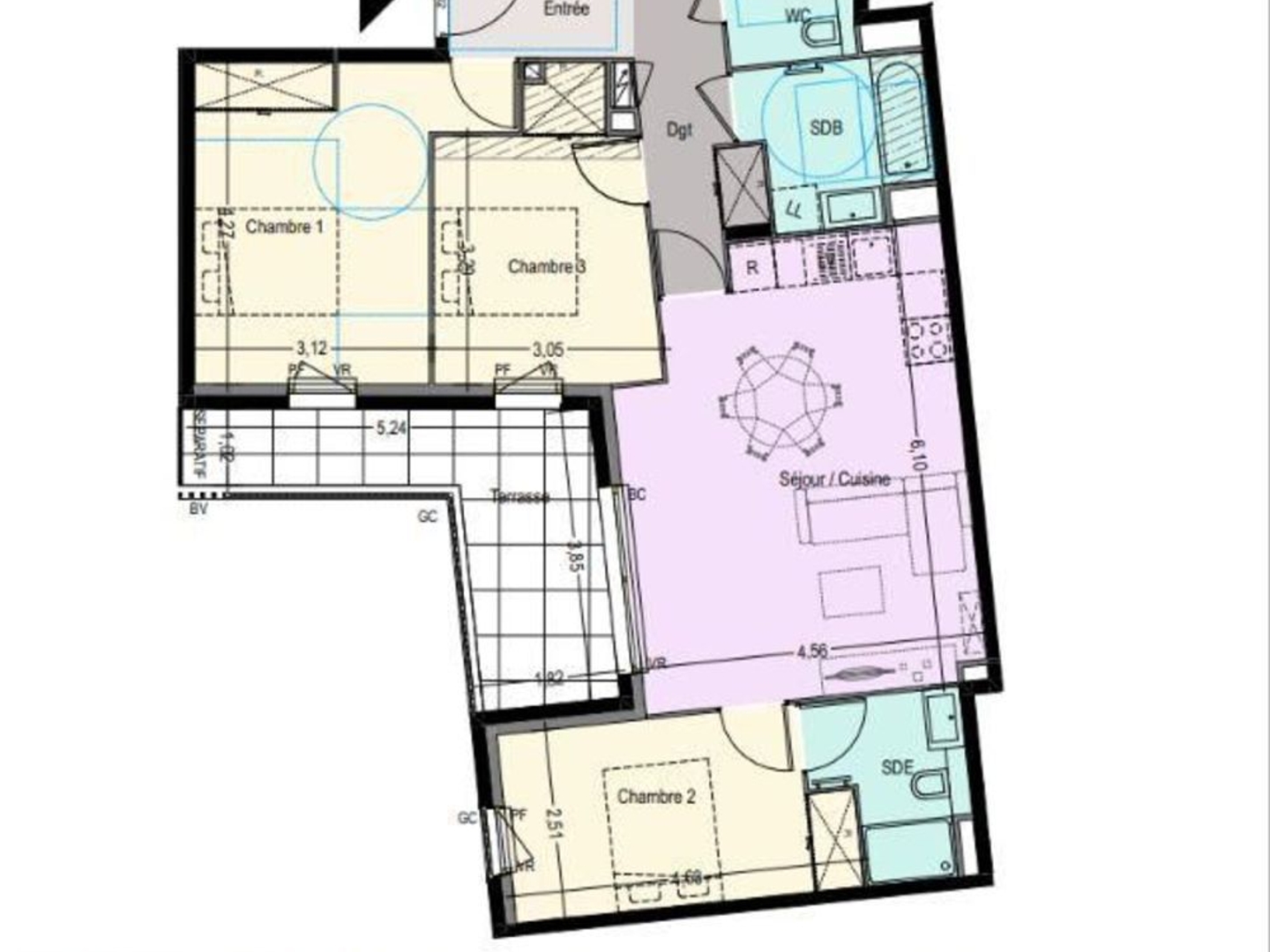 Vente Appartement 4 pièces