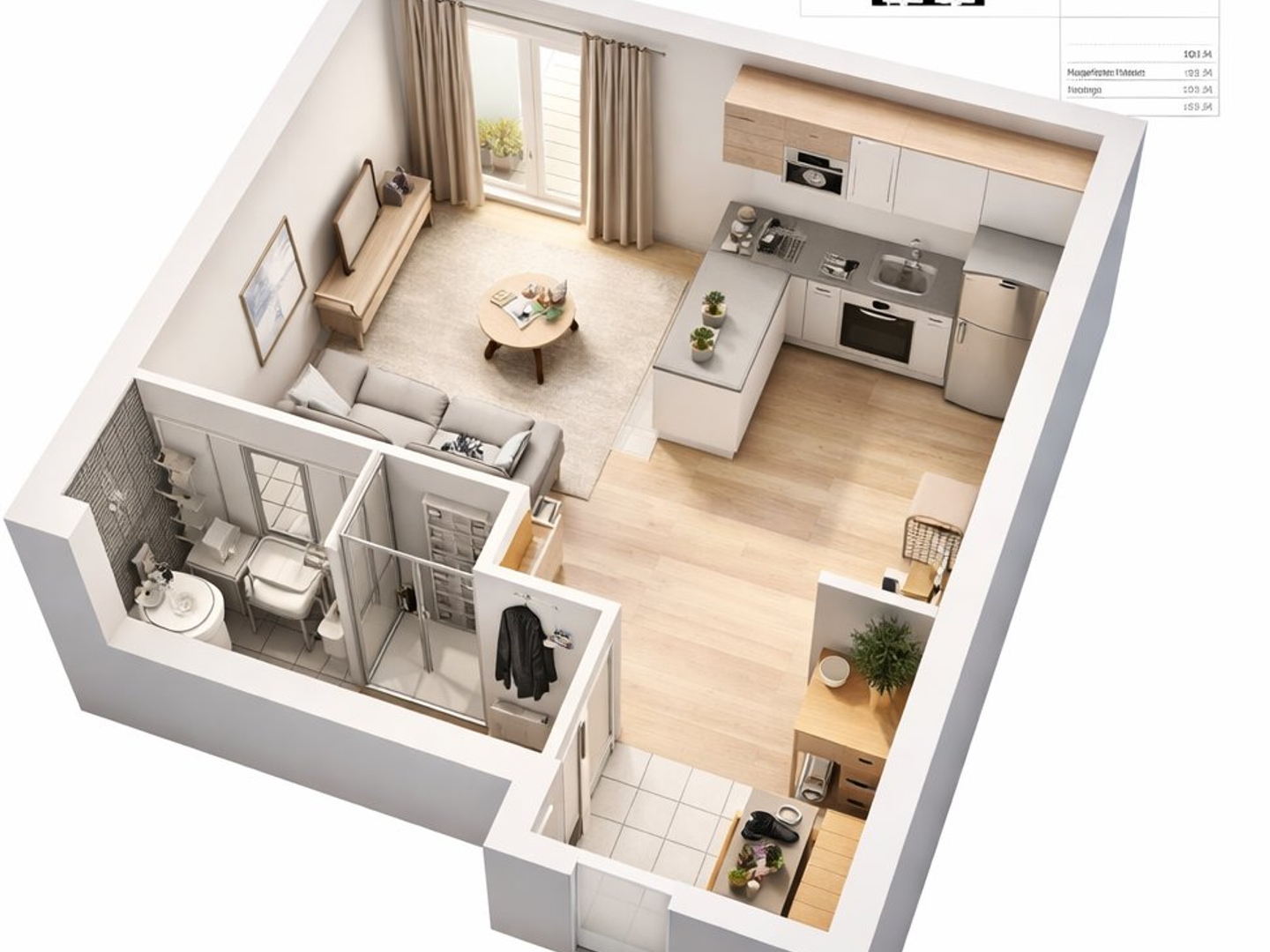 APPARTEMENT DE TYPE 1 DE 32m2 idéal investisseur
