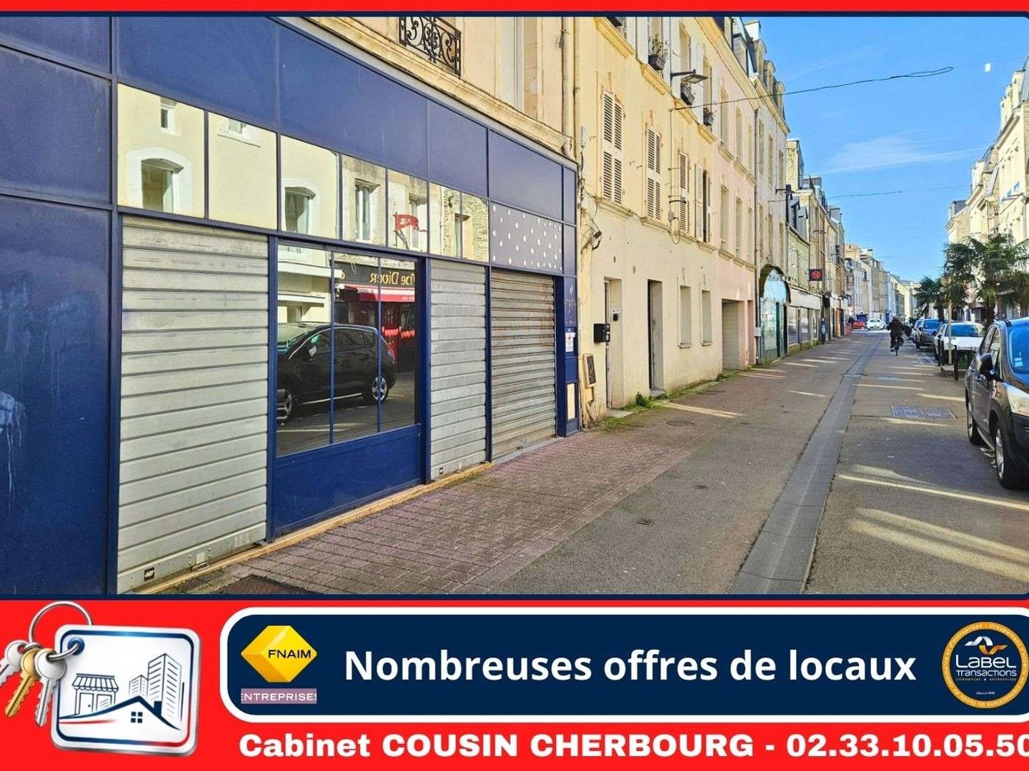 Vente bureaux rue de l'Union à Cherbourg