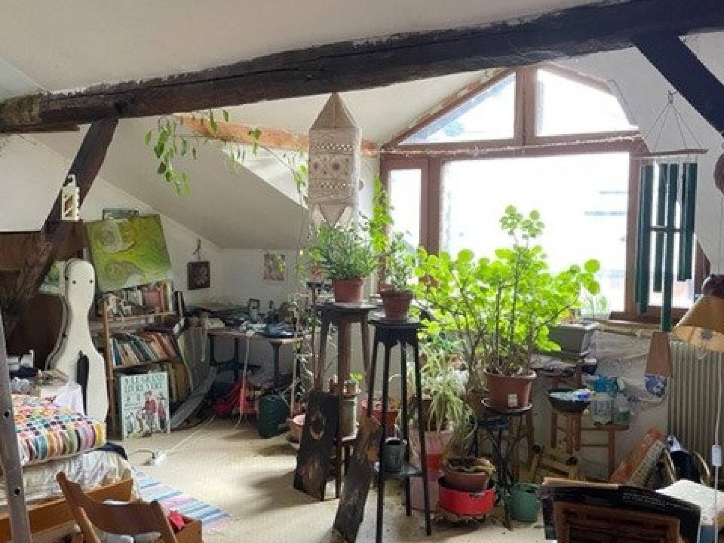 Maison de ville XVIIe avec jardin-boutique