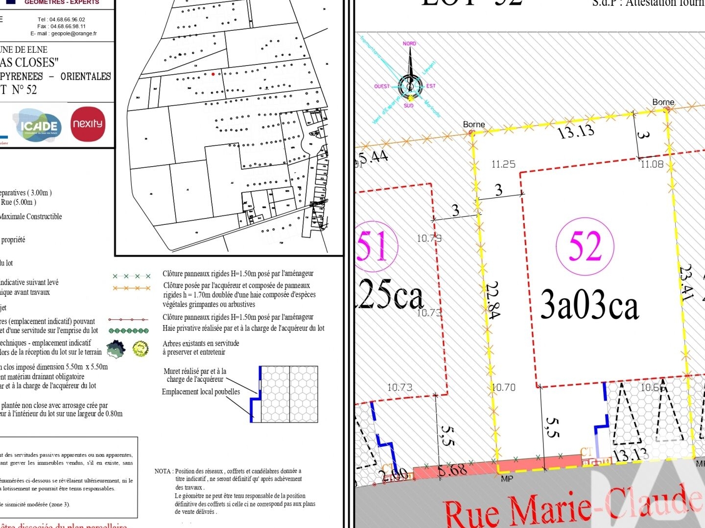 Terrain à vendre - 303m2 - Elne (66200)