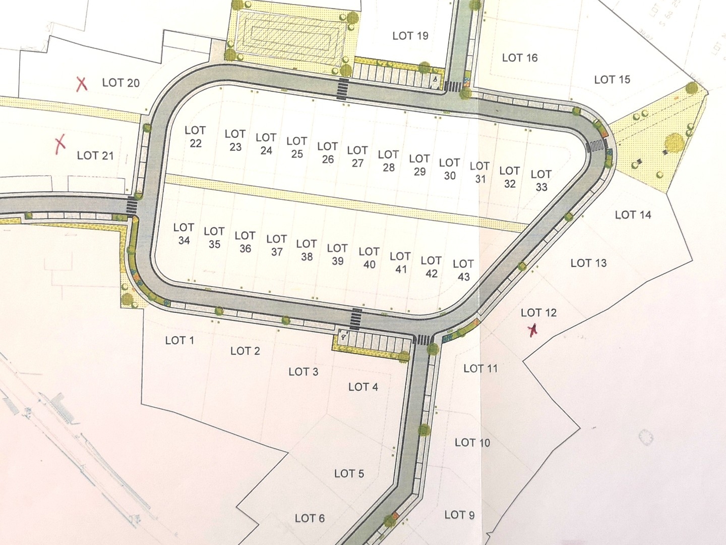 Terrain 500 m²