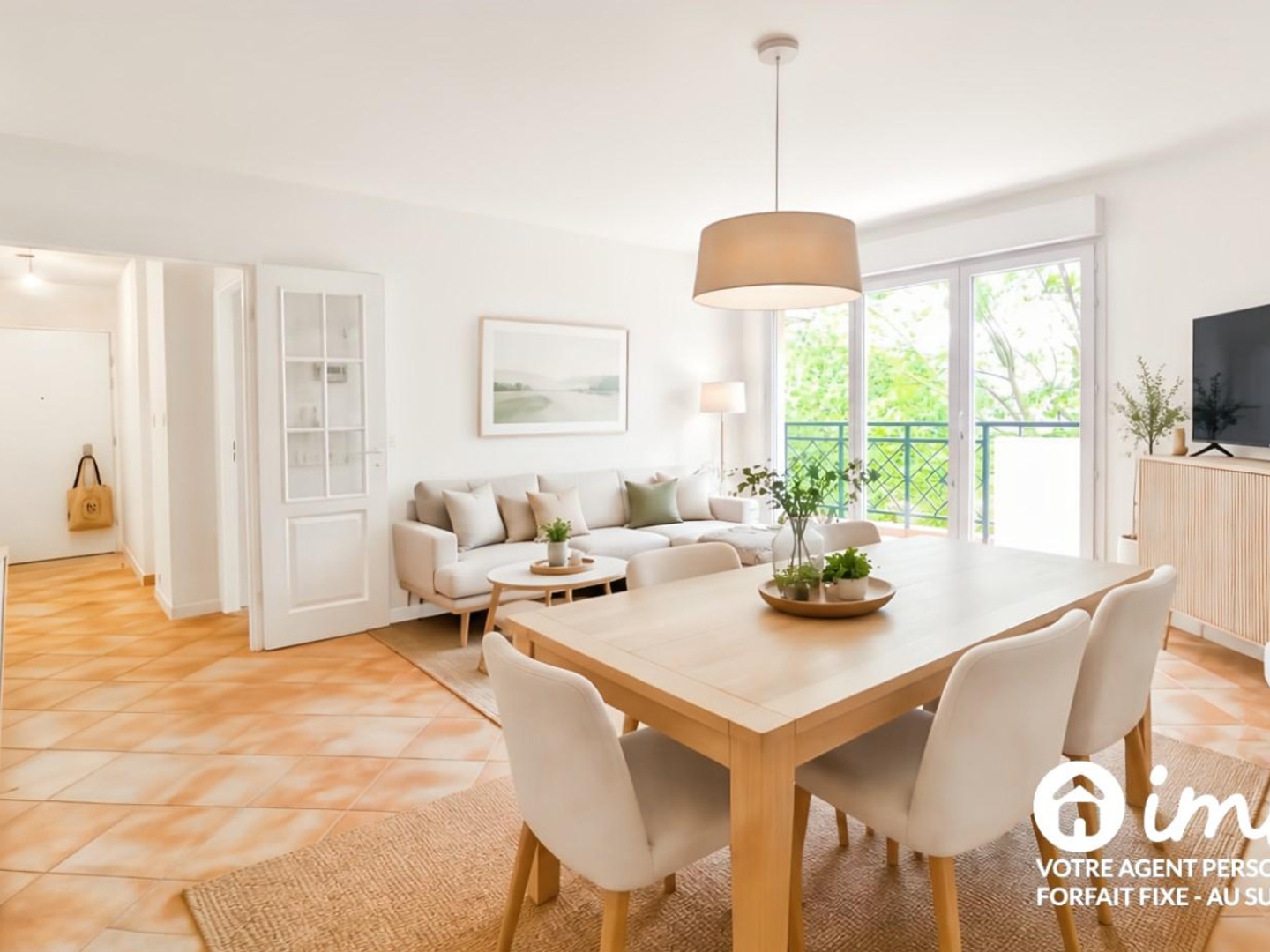 Appartement 4 pièces - 3 chambres - 84 m2