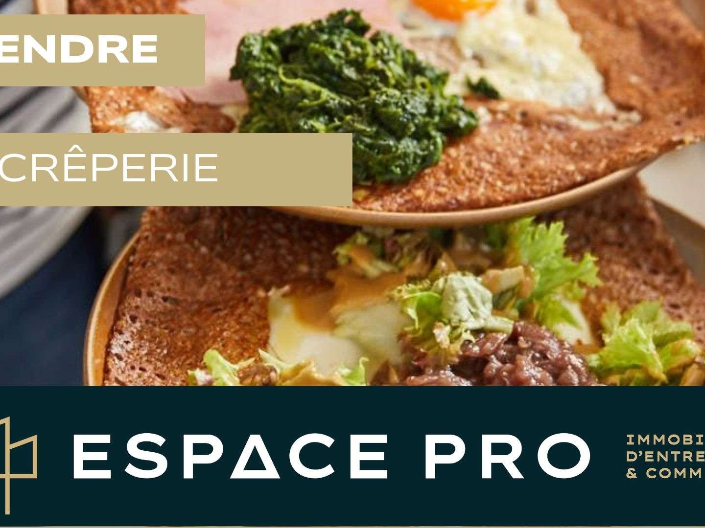 Vente belle crêperie et restaurant ville charmante