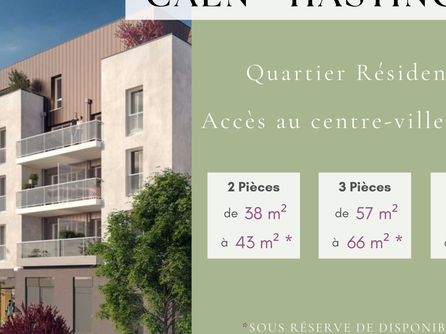 Appartement à vendre - 4 pièces - 95m2 - Caen (14000)