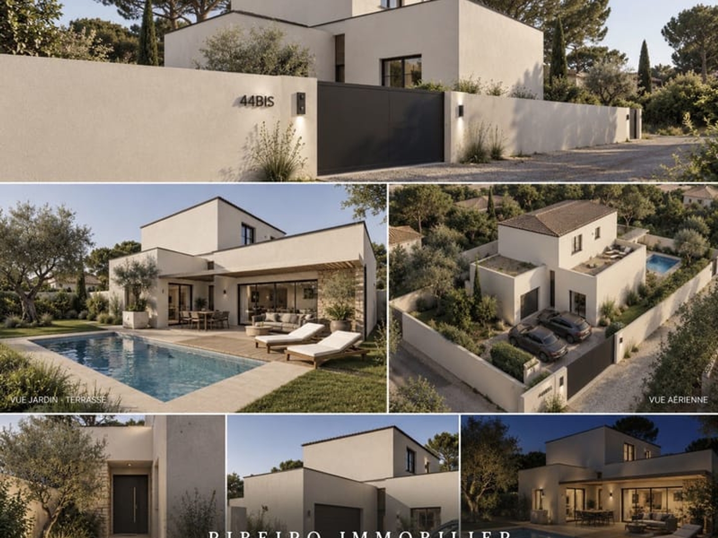 Terrain avec projet de villa contemporaine, permis purgé au Grau d'Agde