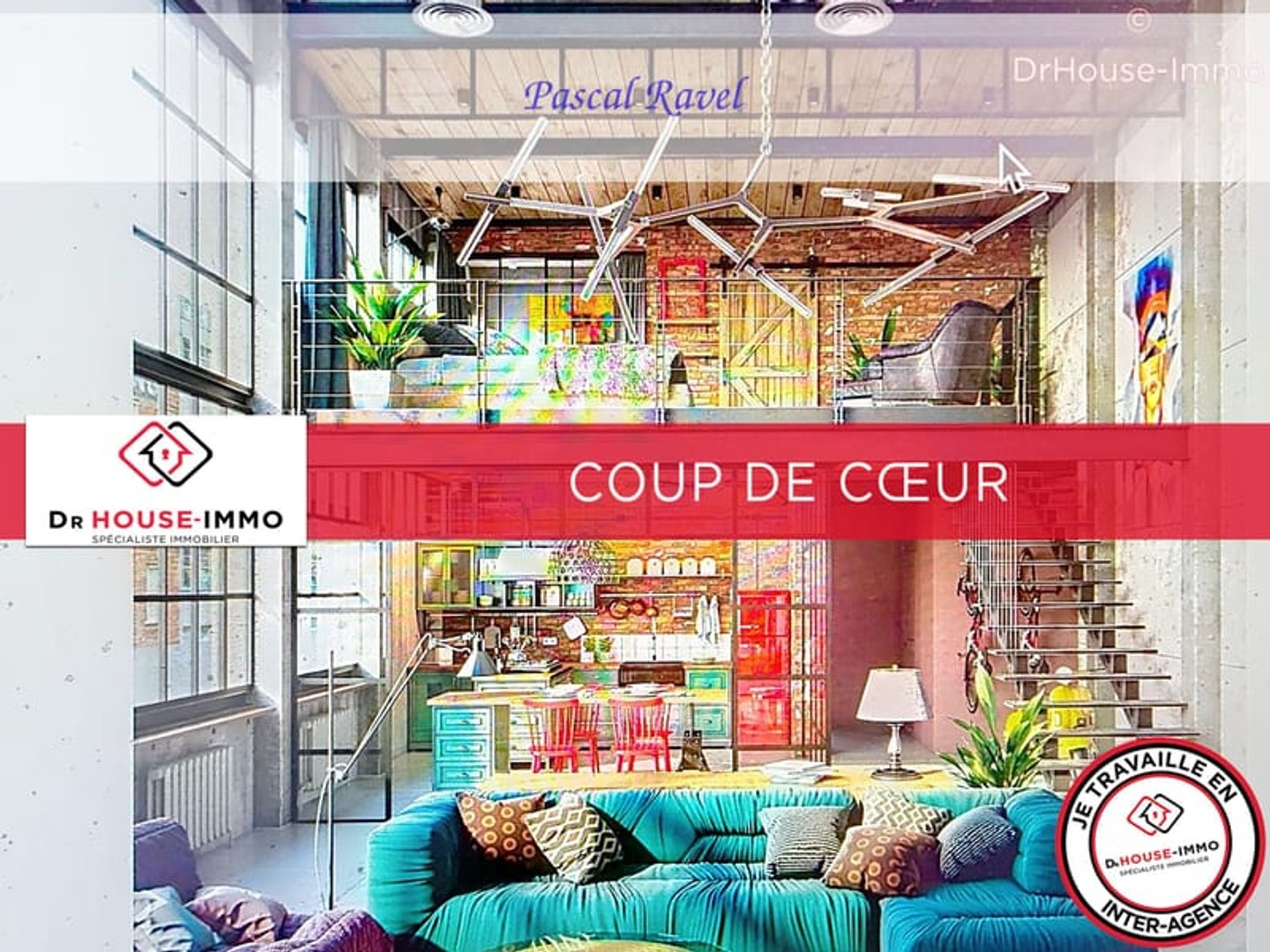 Loft Atelier Chic de 4 pièces avec Jardin