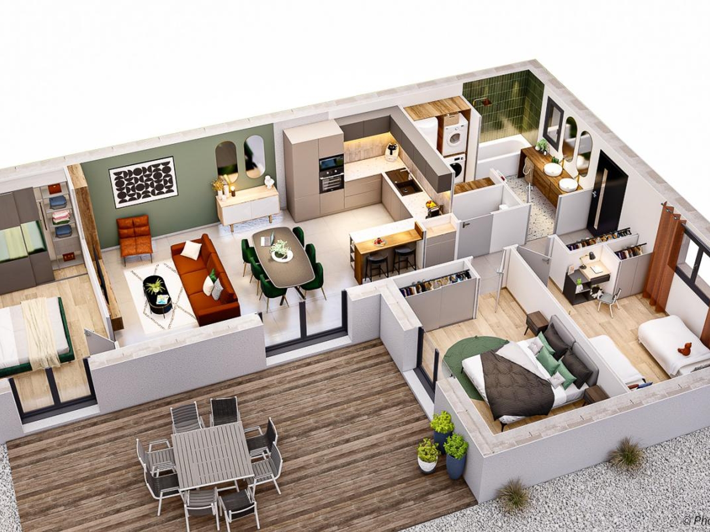 Maison à vendre - 80m2 - Lussac (33570)