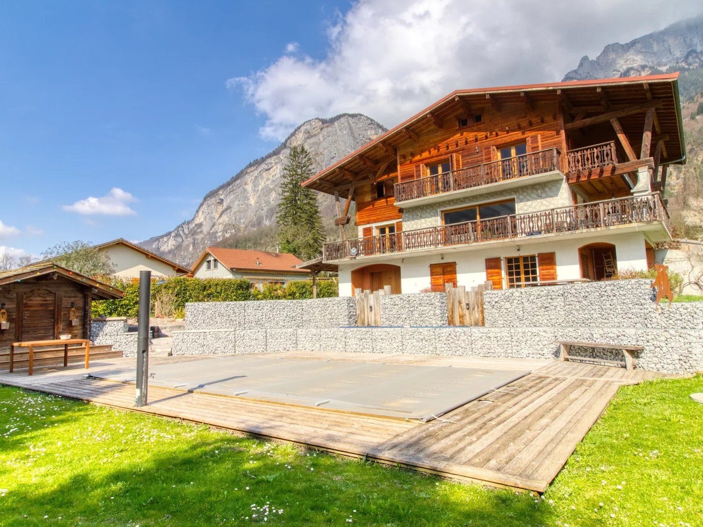 Chalet 6 chambres avec piscine
