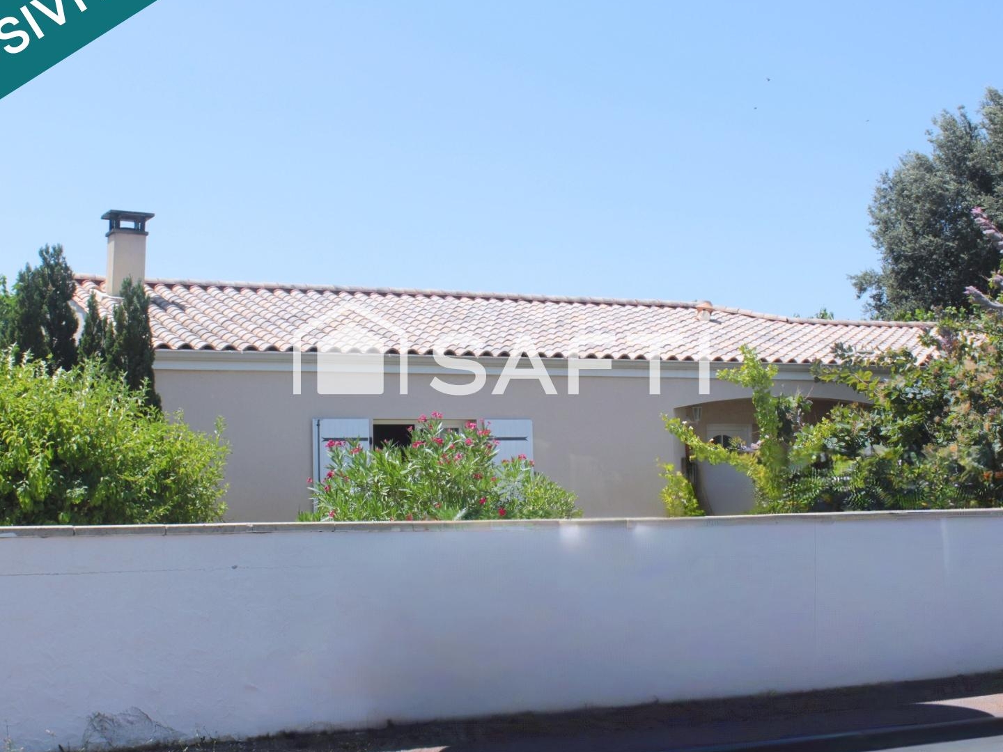 Plain-pied avec 4 chambres sur un terrain de 840 m²