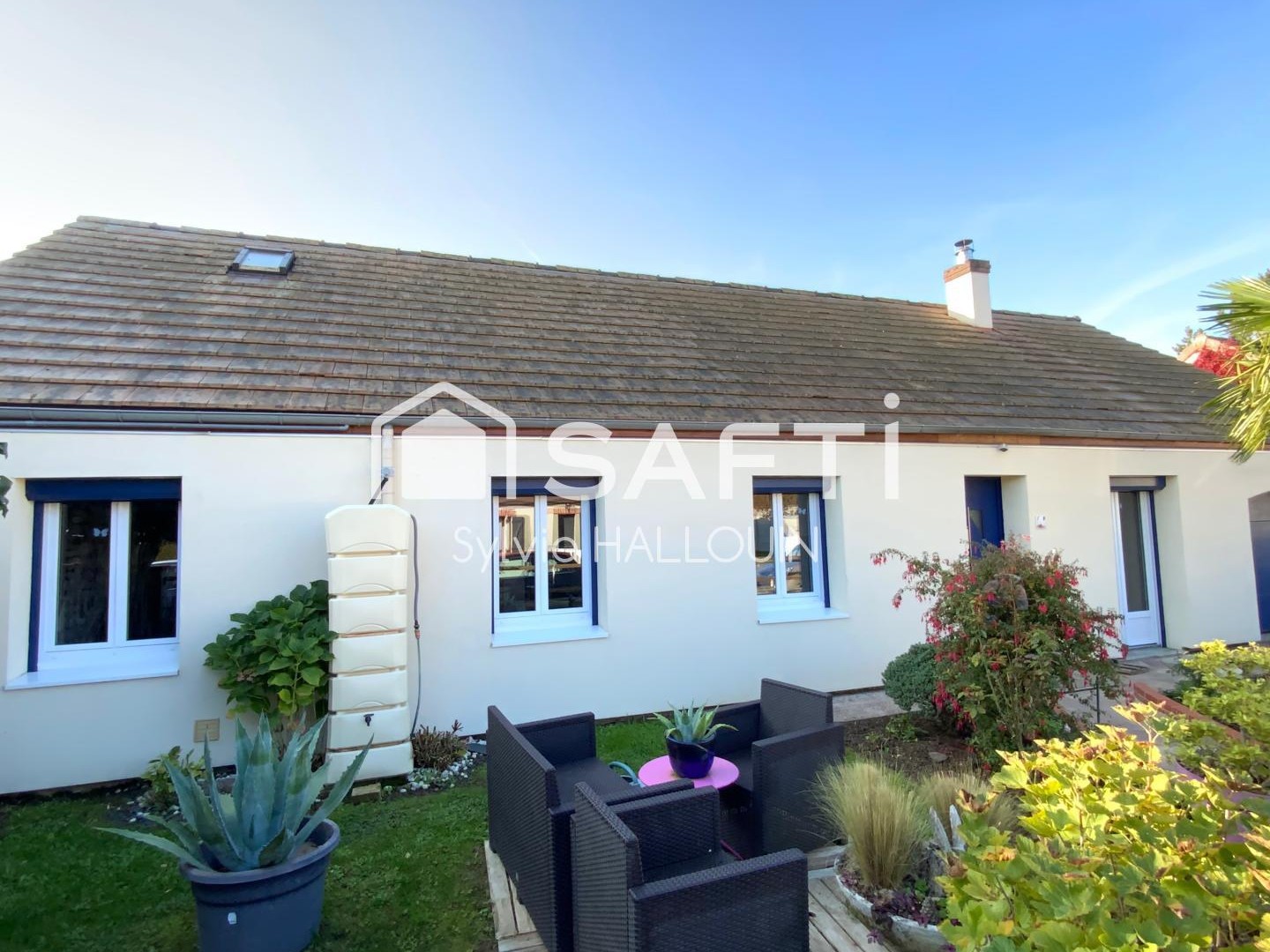 Pavillon 5 chambres, 112m² garage et jardin