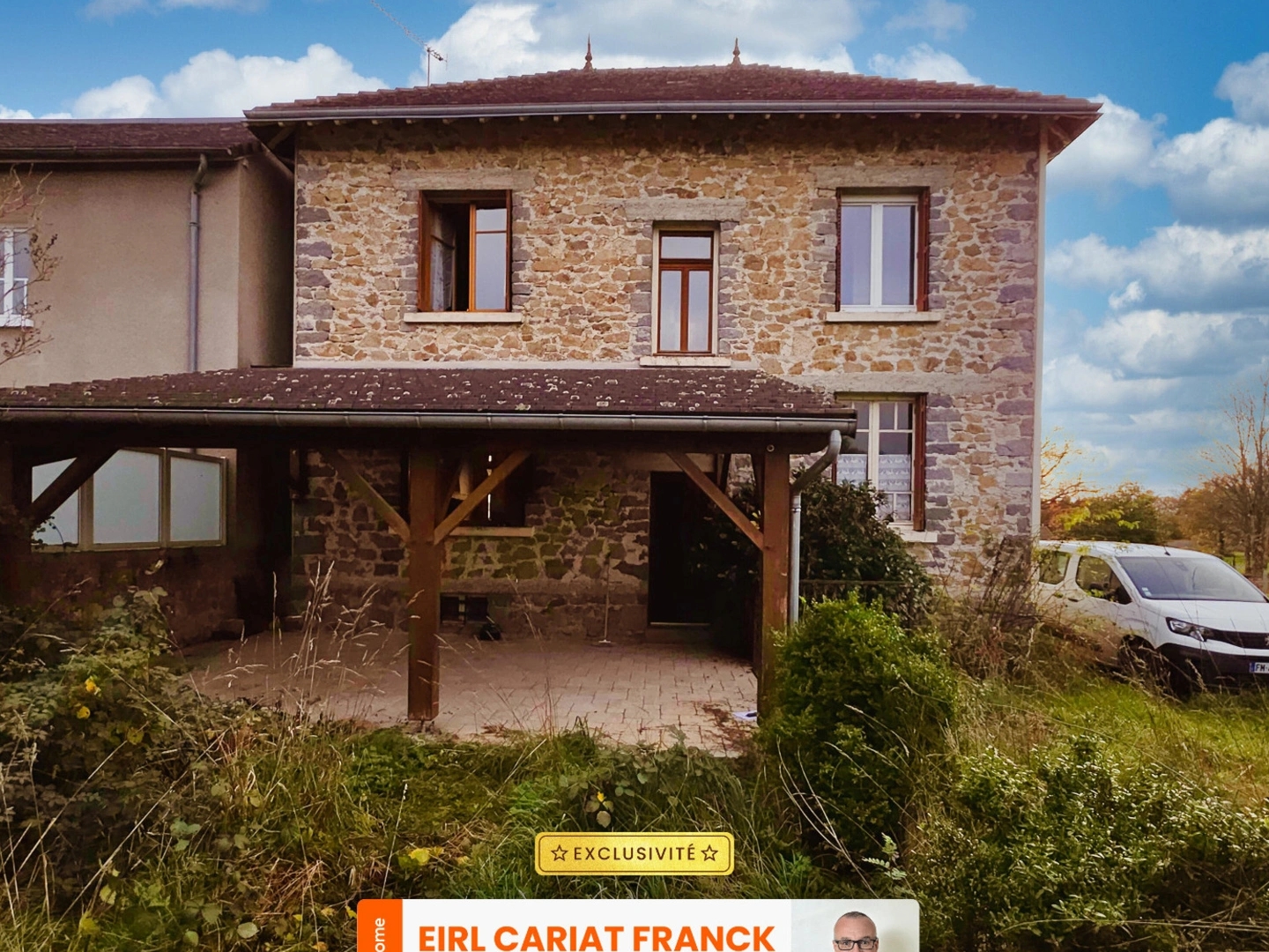 Maison à vendre - 6 pièces - 126m2 - Mourioux-Vieillev... (23210)
