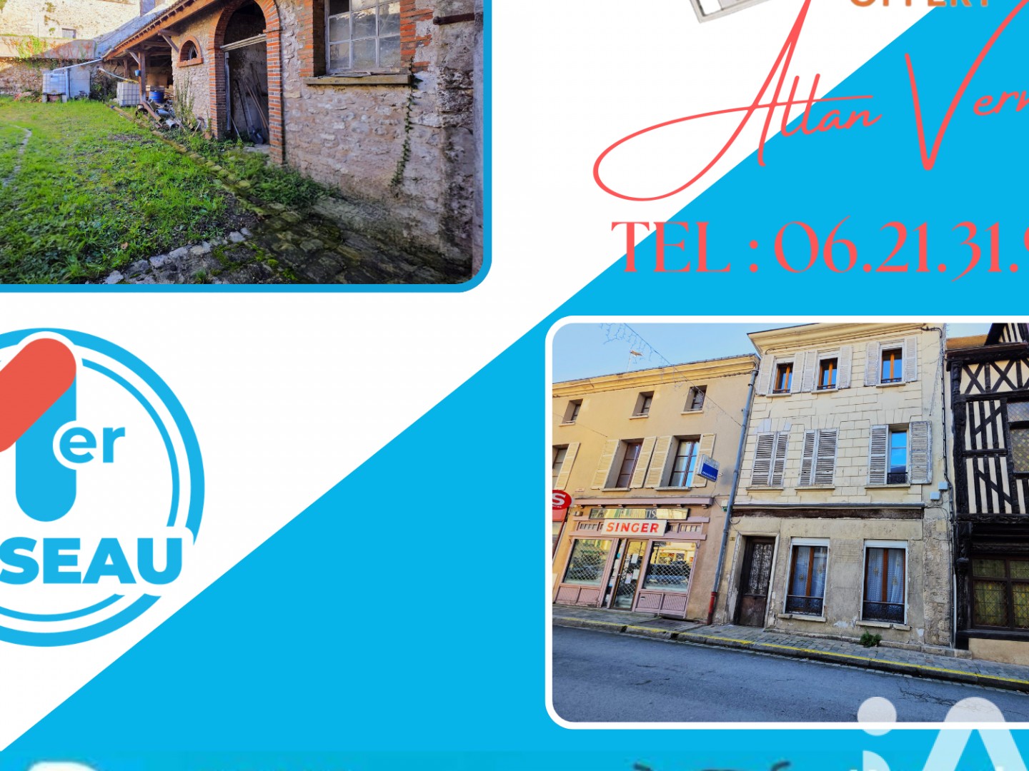 Immeuble 200 m²