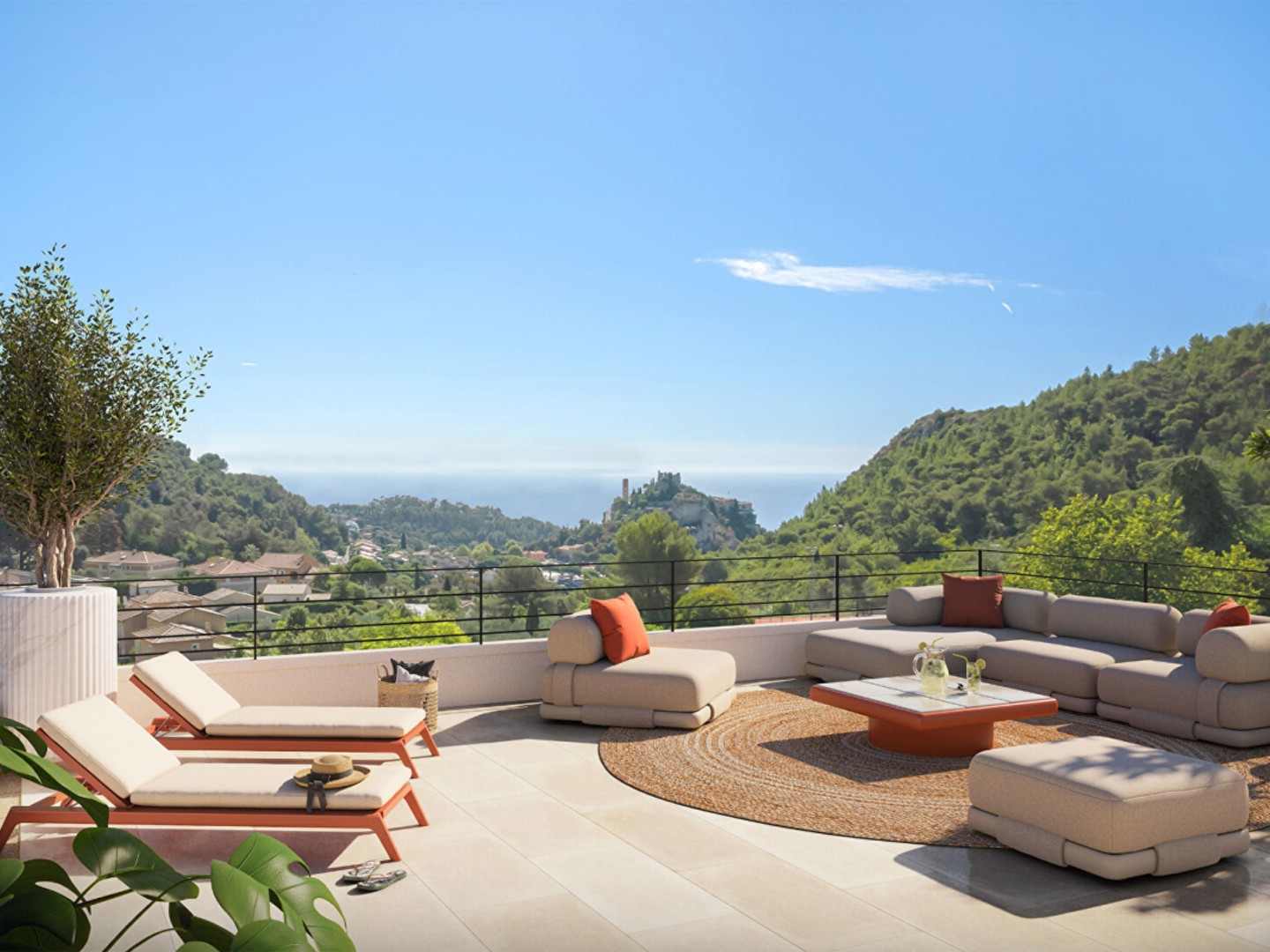 Appartement NEUF T4 avec vue mer à Eze
