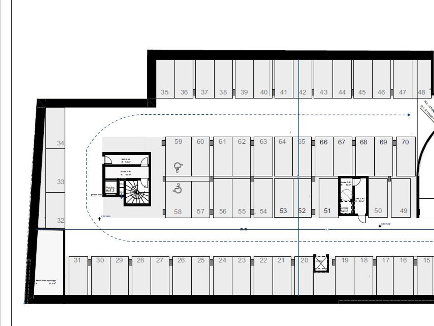 Parking / garage / box à vendre - 125m2 - Bordeaux (33100)