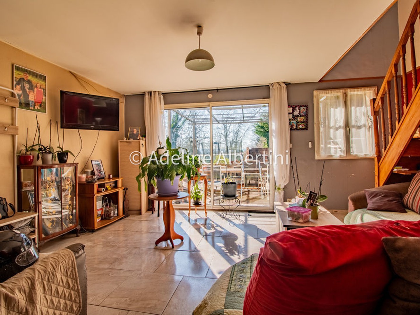 Maison familiale avec grand terrain