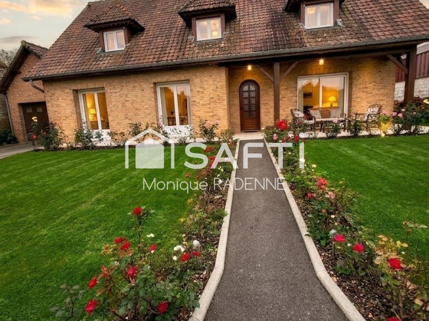 MAISON INDIVIDUELLE SEMI PLAIN PIED EN BRIQUES