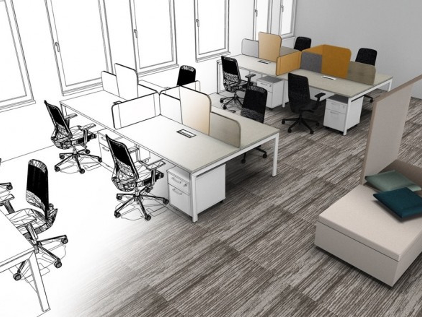Bureaux à vendre - 985m2 - Poitiers (86000)