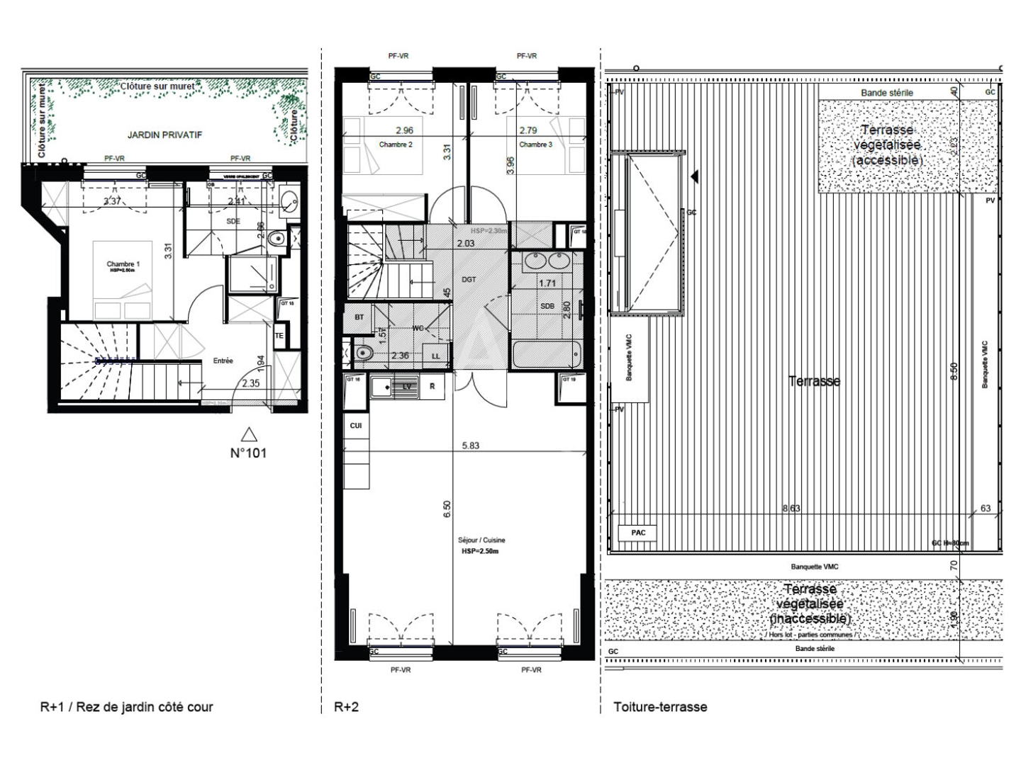 Appartement à vendre - 4 pièces - 93m2 - Saint-Germain-En-... (78100)