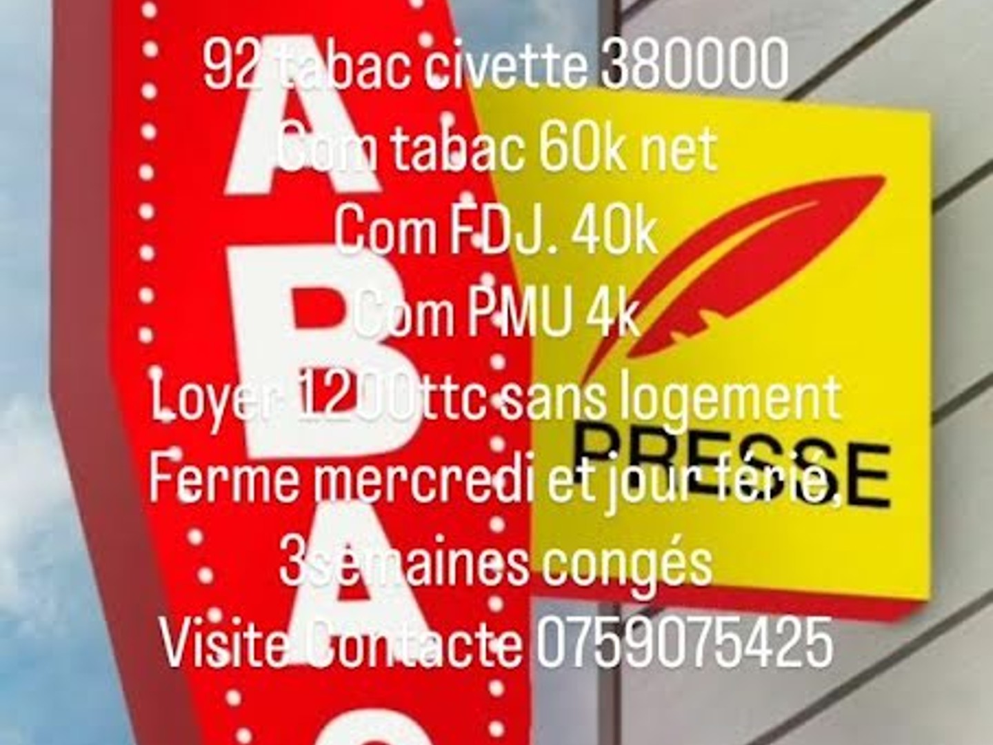 Commerce 100 m²