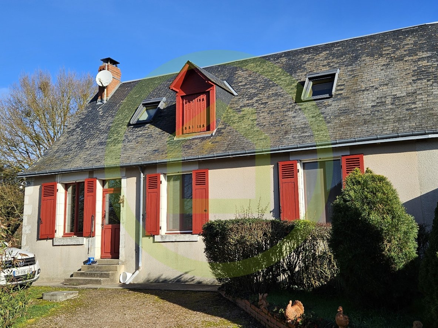 Maison à vendre - 5 pièces - 96m2 - Paulnay (36290)