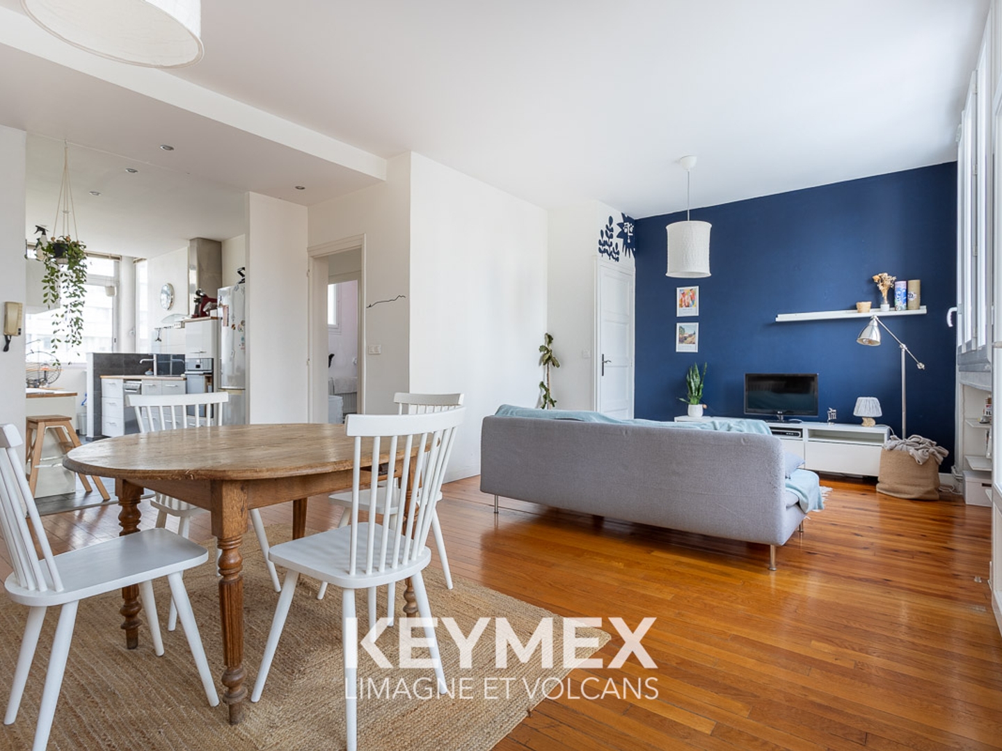 Clermont Fd ,Type 4 , 79 m², TBE,1er étage avec asc, gge & cave