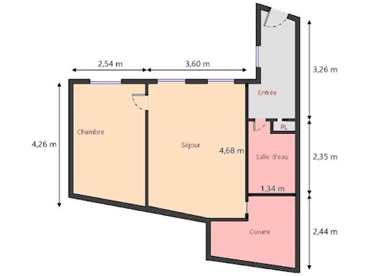 Appartement à vendre - 2 pièces - 36m2 - Paris 4e (75004)