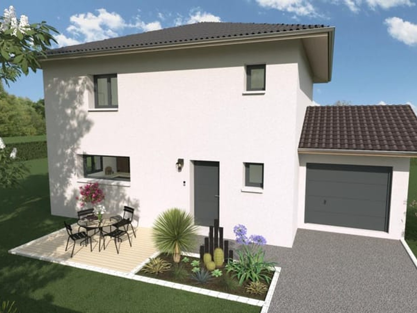 Terrain à vendre - 550m2 - Perrignier (74550)