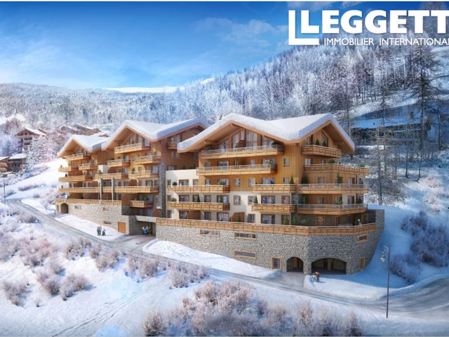 Appartement duplex de 3 chambres à vendre à Sainte-Foy-Tarentaise, dans un domaine skiable, au design unique,