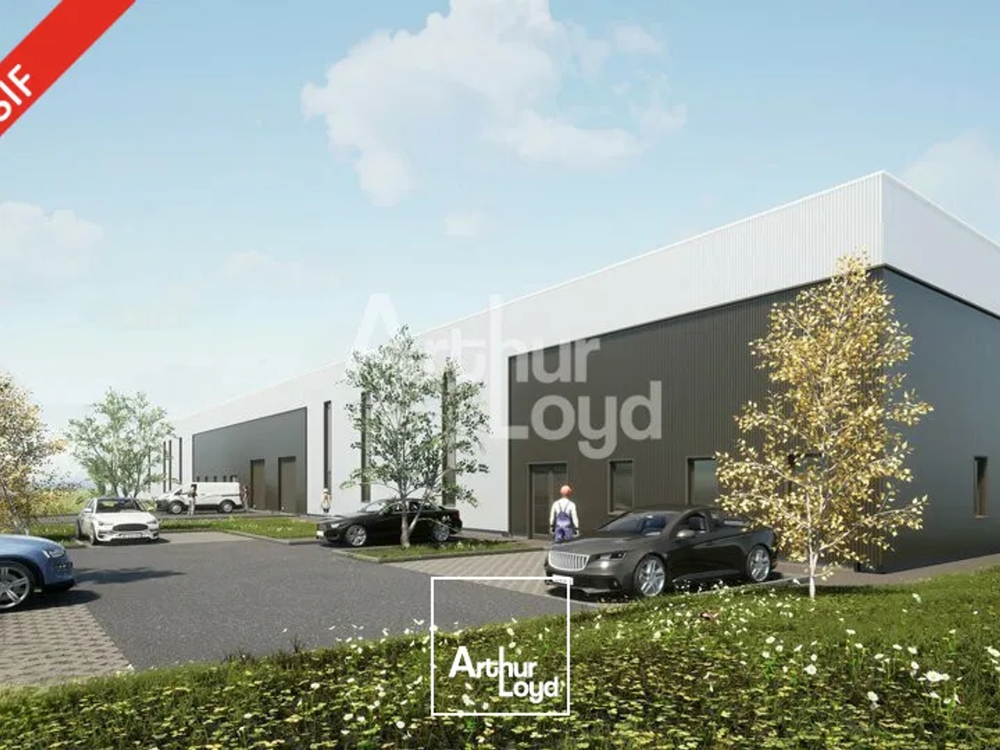 BOURGBARRE - CELLULES D'ACTIVITES A VENDRE - 2 276 M² DIVISIBLE