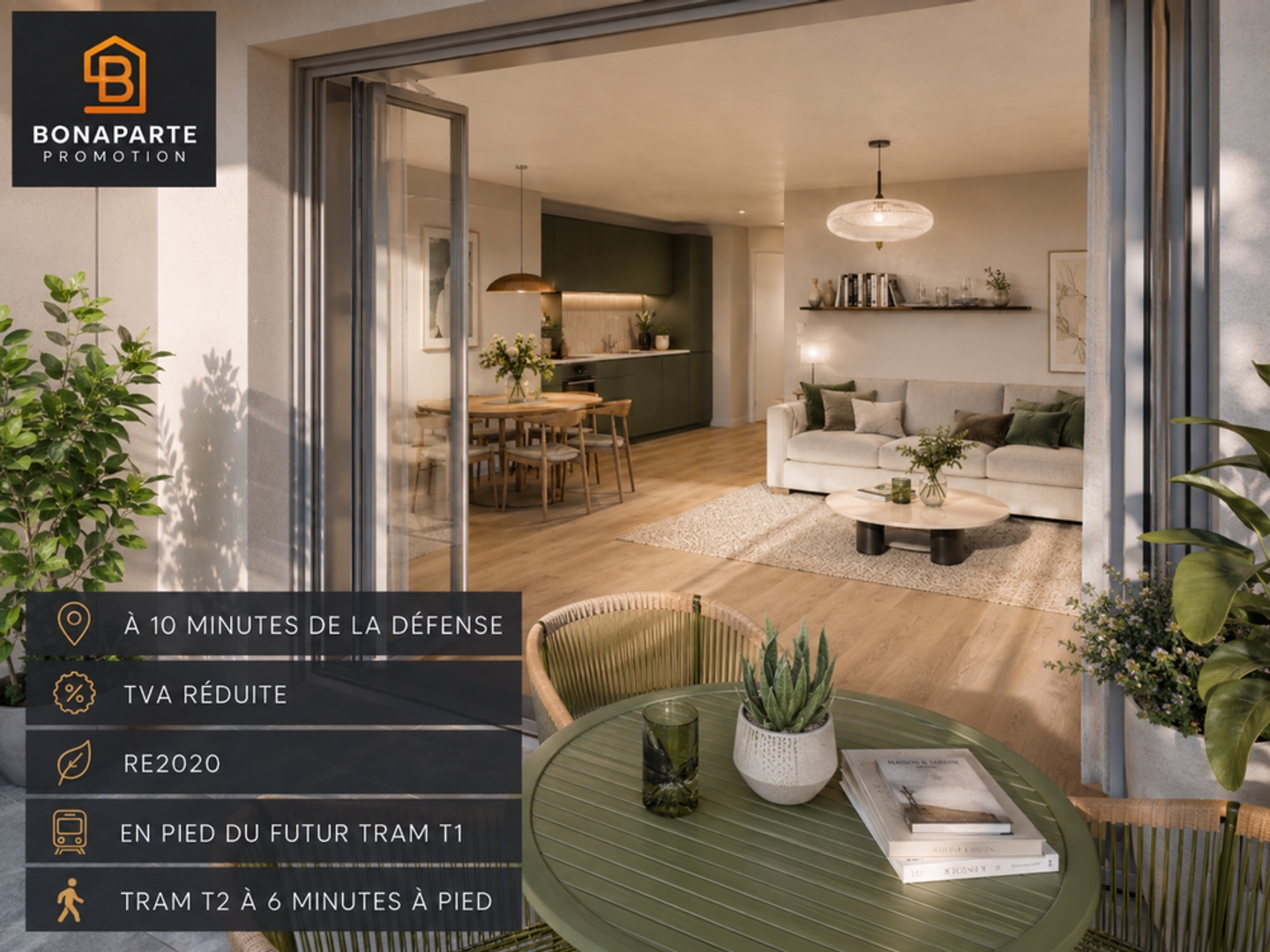 Appartement à vendre - 4 pièces - 84m2 - Nanterre (92000)