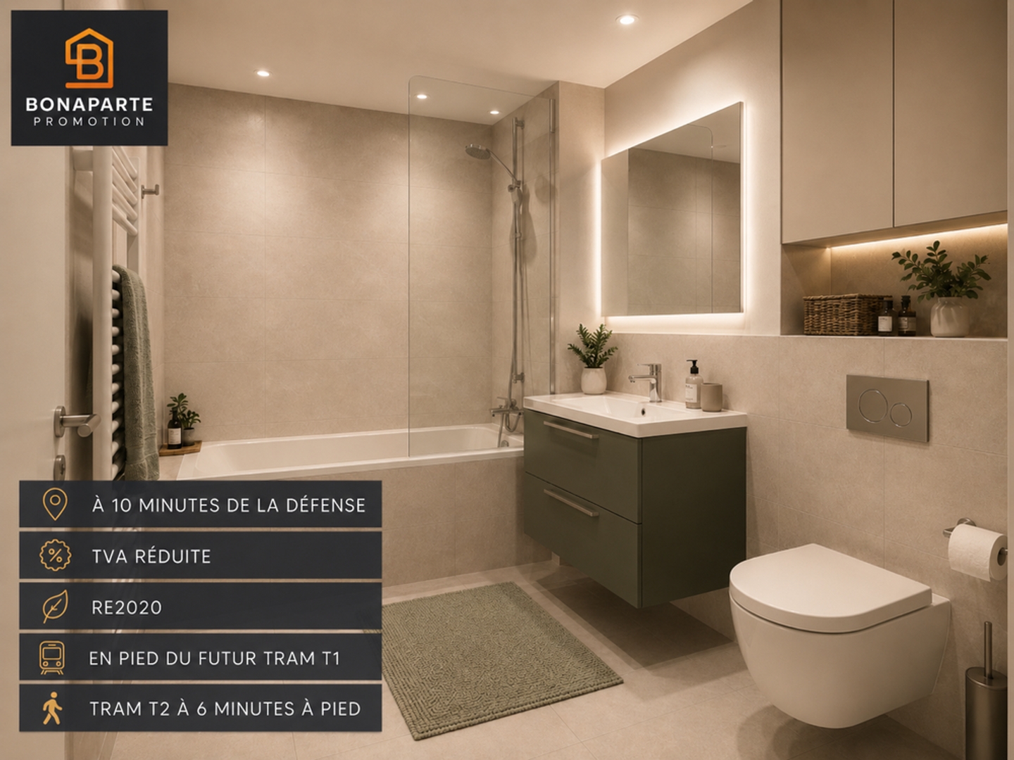 Appartement à vendre - 4 pièces - 84m2 - Nanterre (92000)