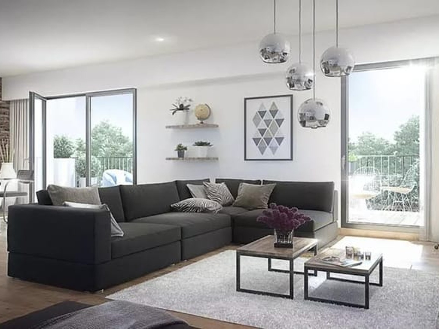 Appartement 3 pièces 64 m²