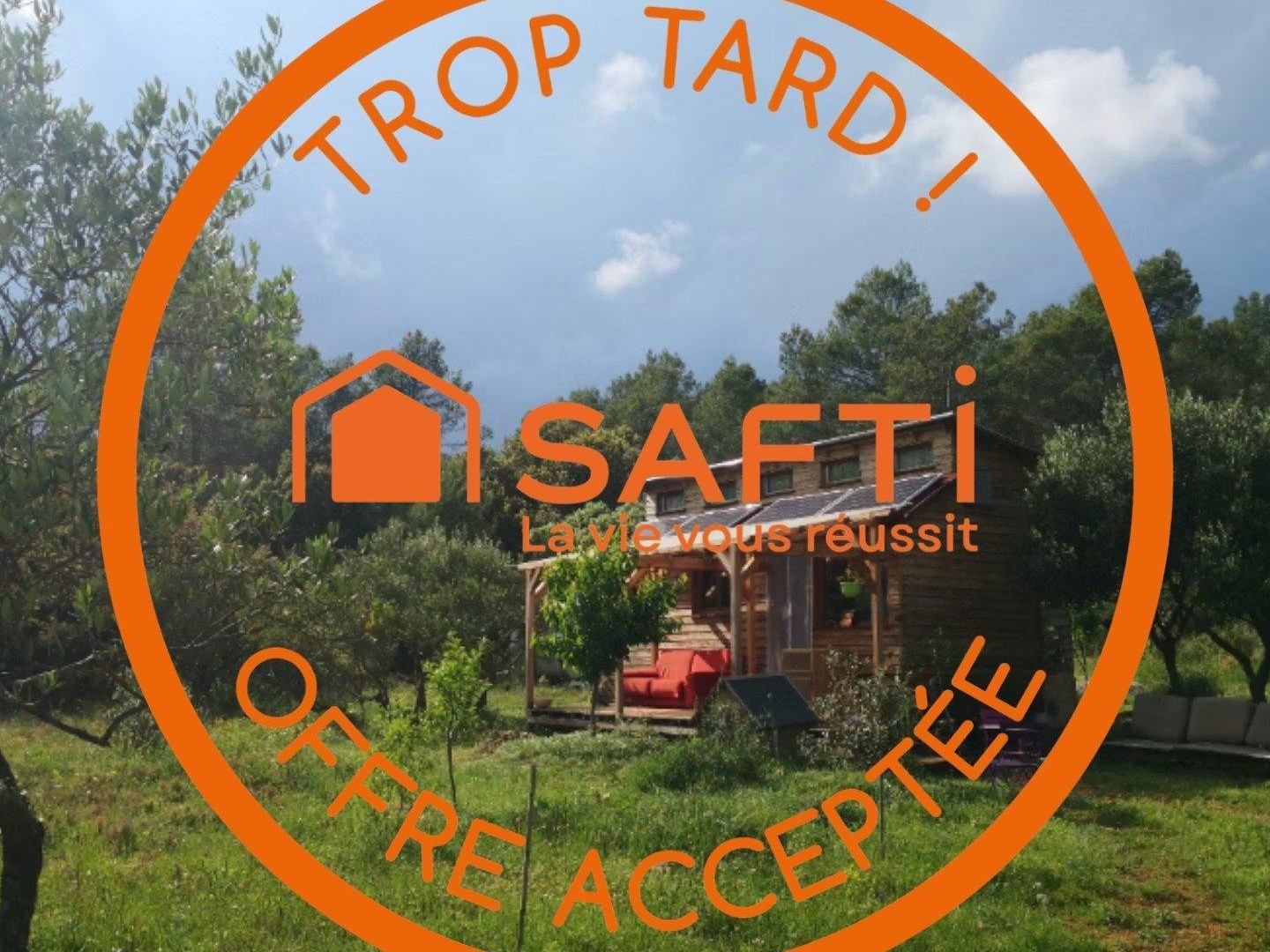 Cotignac - Terrain agricole 6000 m² avec Tiny House autonome (eau + électricité)