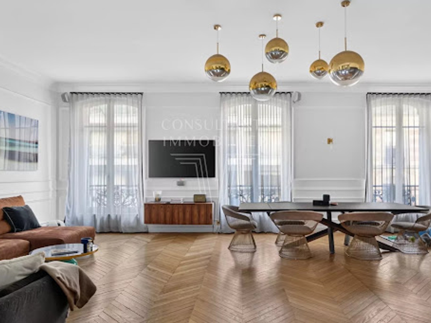 Appartement à vendre - 5 pièces - 119m2 - Paris 16e (75016)