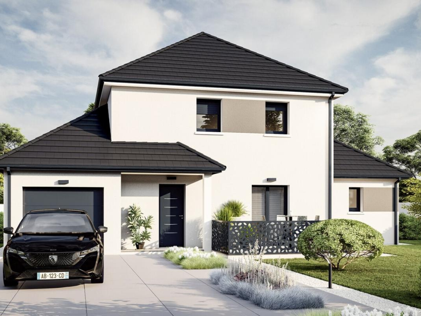 Terrain + maison 105 m²