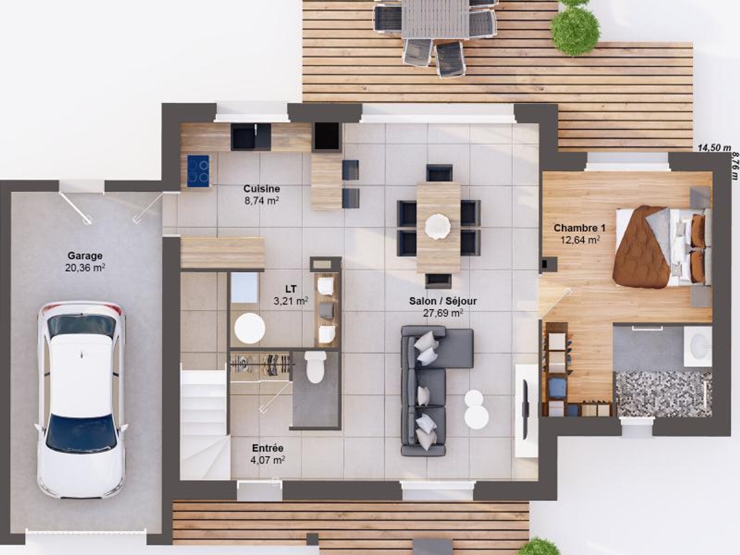 Maison à vendre - 105m2 - Le Vieil-Évreux (27930)