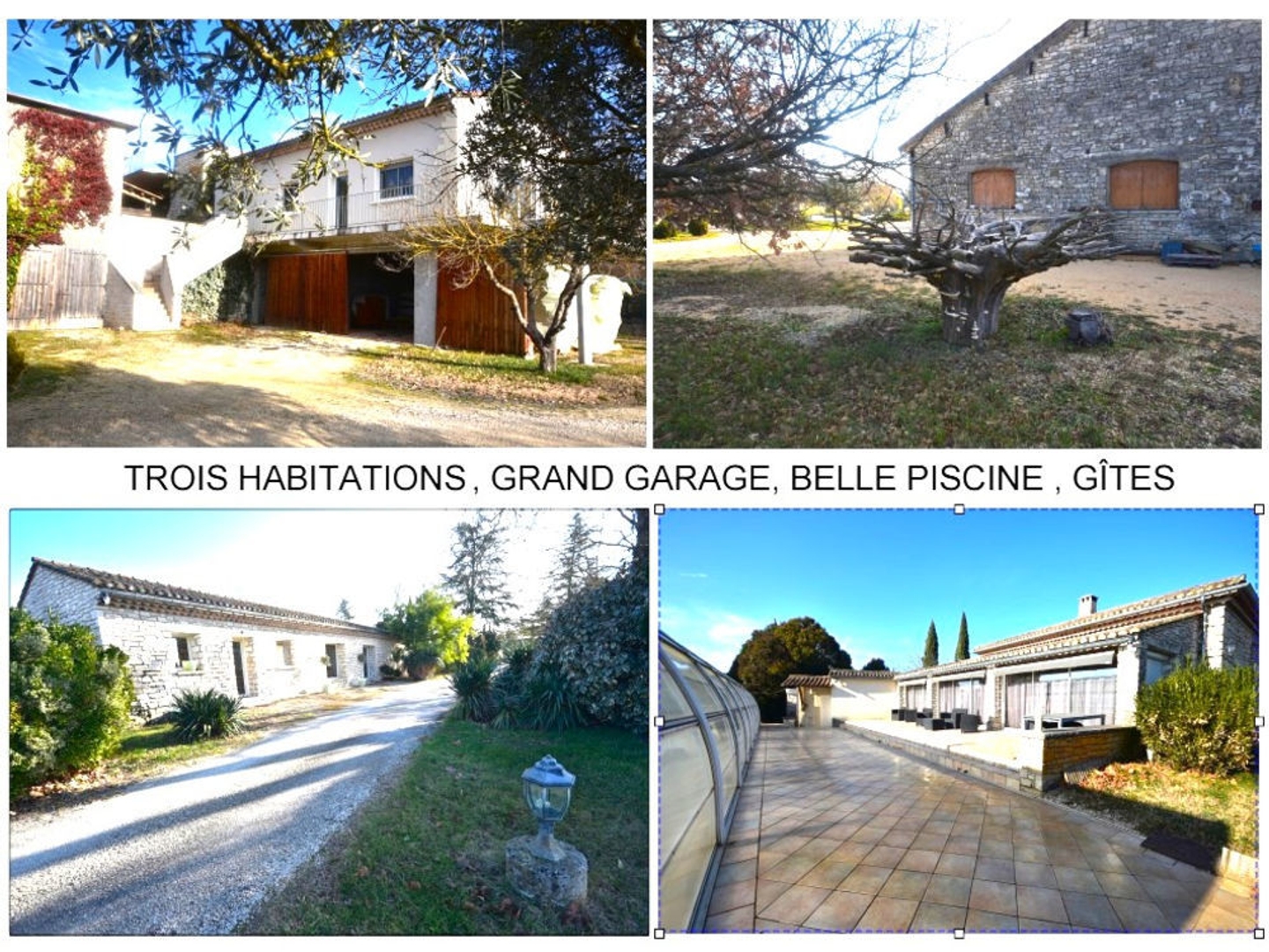 Maison à vendre - 11 pièces - 460m2 - Barjac (30430)