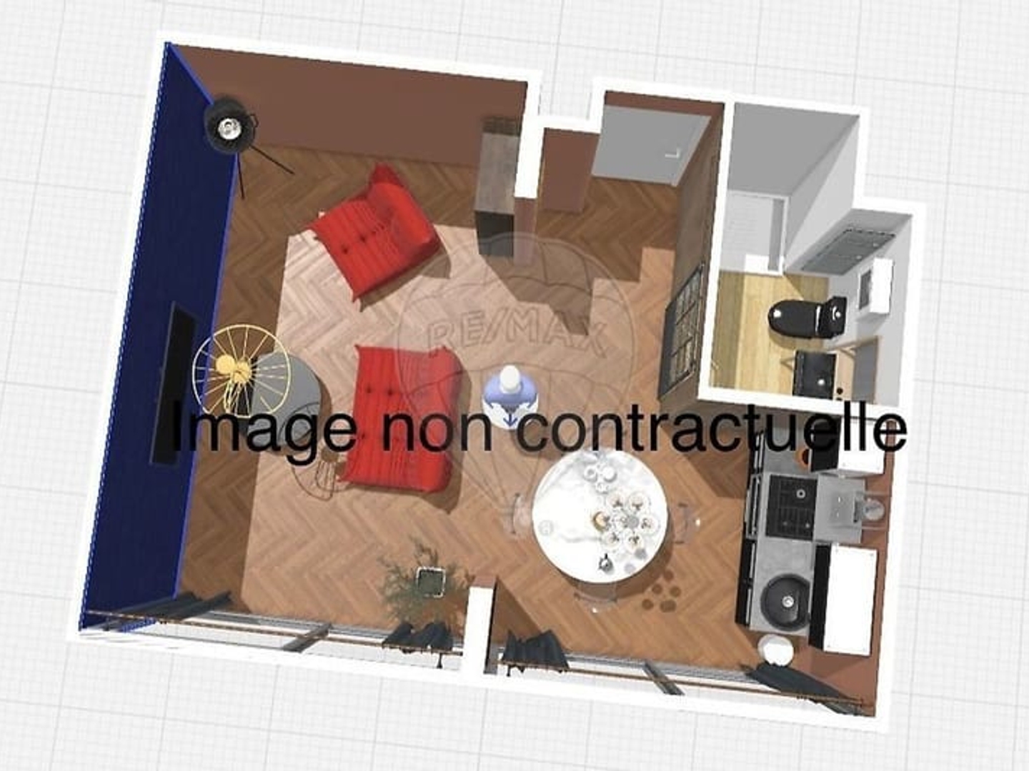 Appartement à vendre - 1 pièce - Troyes (10000)