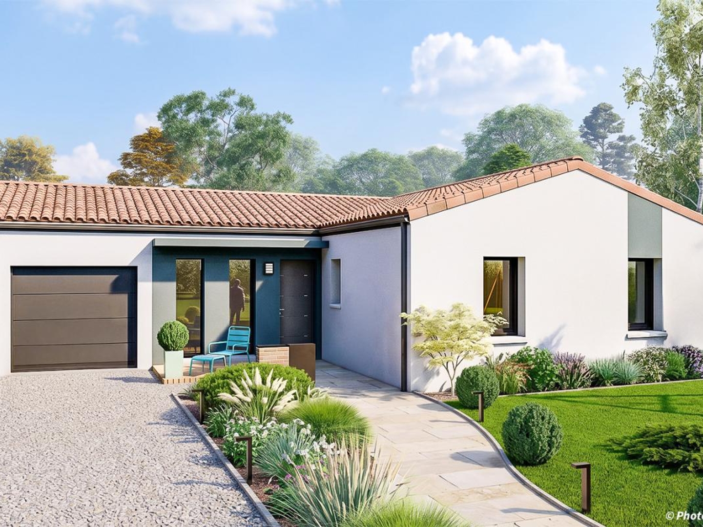 Terrain + maison 90 m²