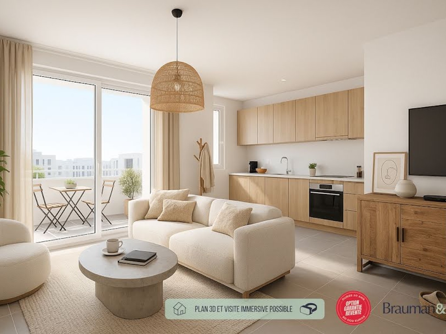 Appartement 3 pièces 68 m²
