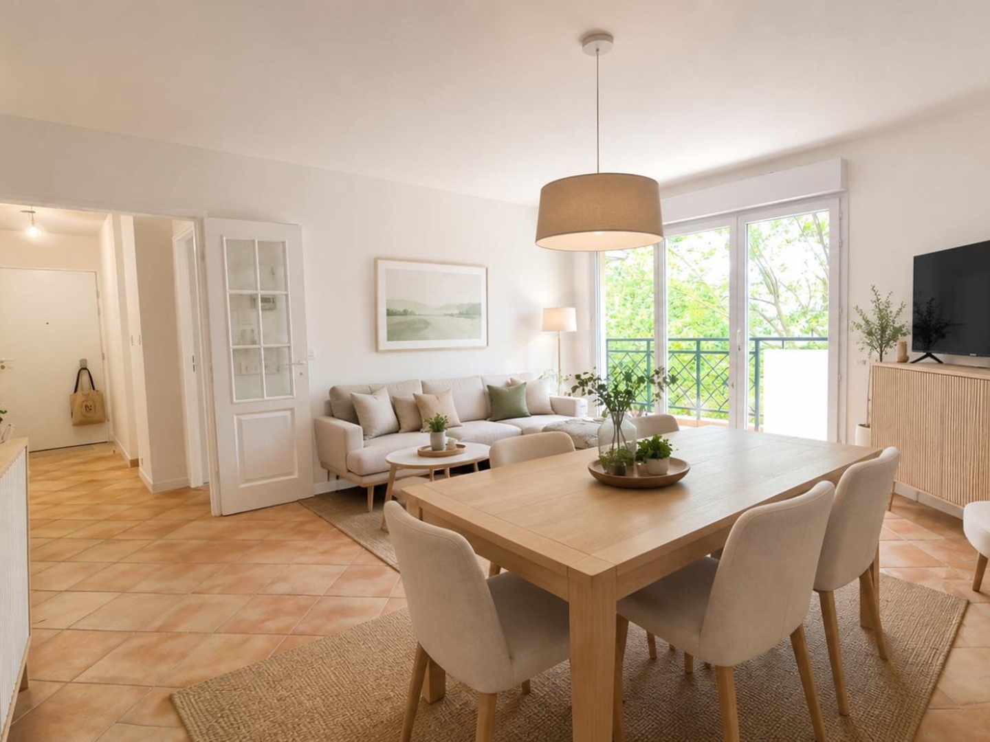 Appartement 4 pièces - 3 chambres - 84 m2