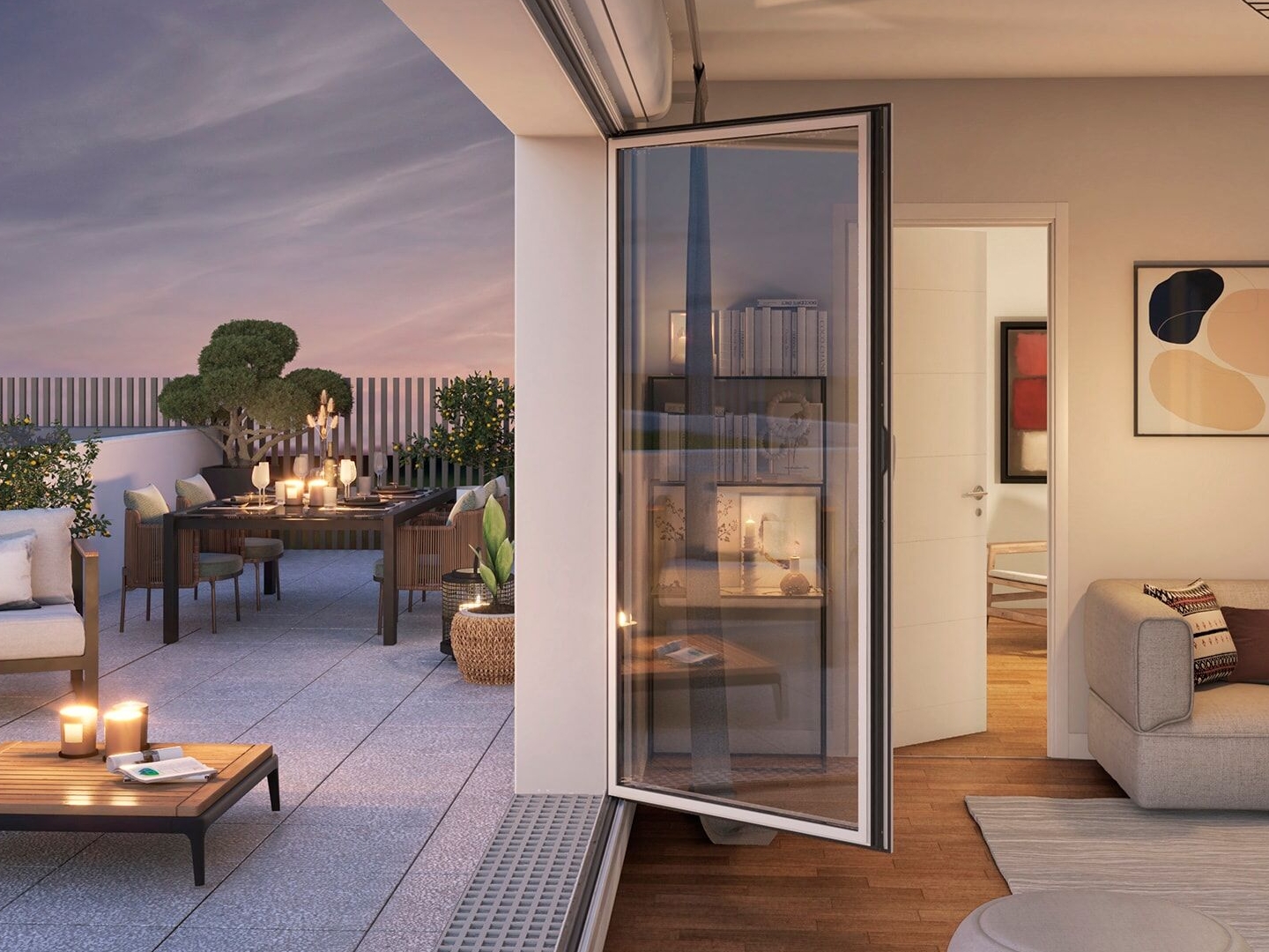 T4 NEUF 87 M² + TERRASSE EXCEPTIONNELLE DE 77 M² - DERNIER ÉTAGE