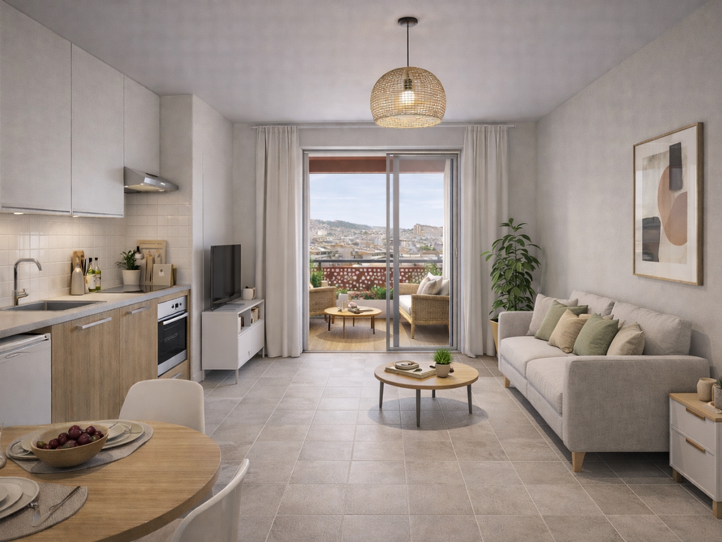 Appartement à vendre - 2 pièces - 40m2 - Marseille 9e (13009)