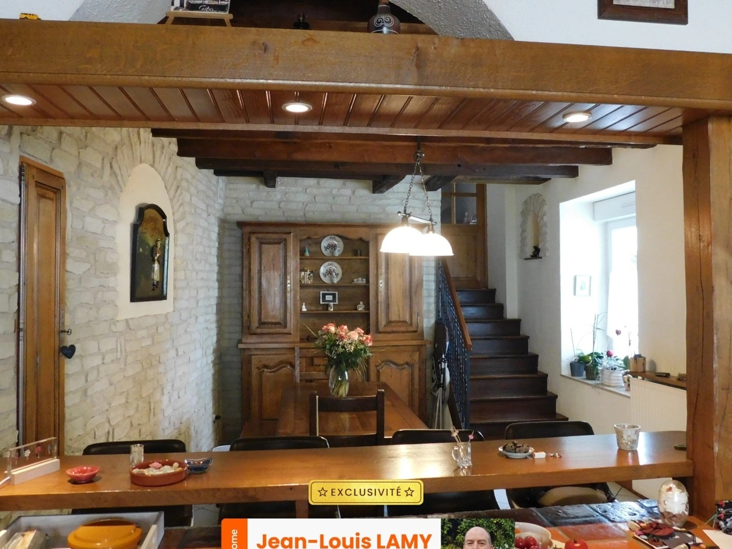 IS-sur-TILLE - MAISON ATYPIQUE DE VILLE - 6 PIÈCES - 3 CHAMBRES - 110 m² HABITABLES