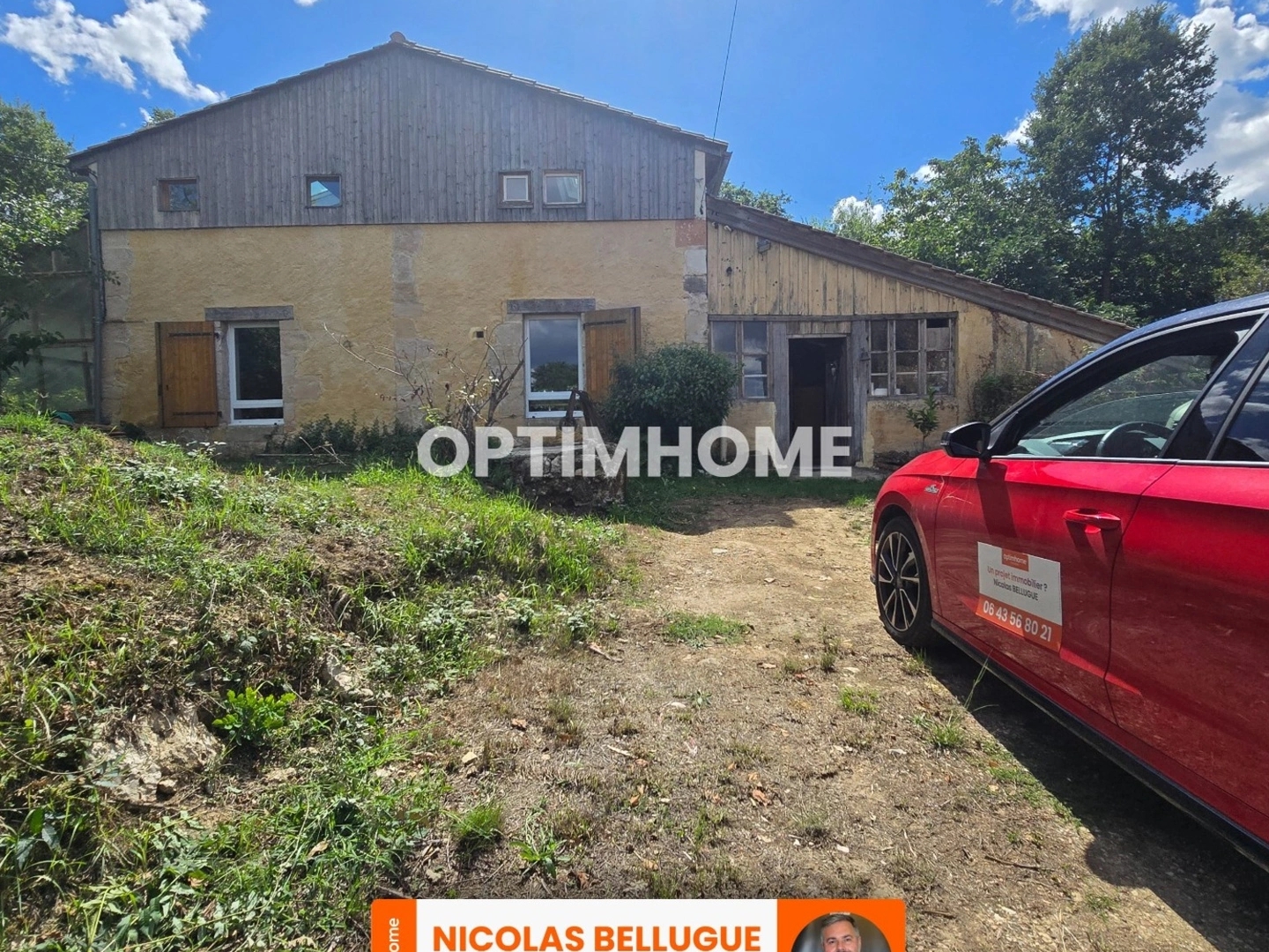 Maison 4 chambres avec grande dépendance à Allemans-du-Dropt